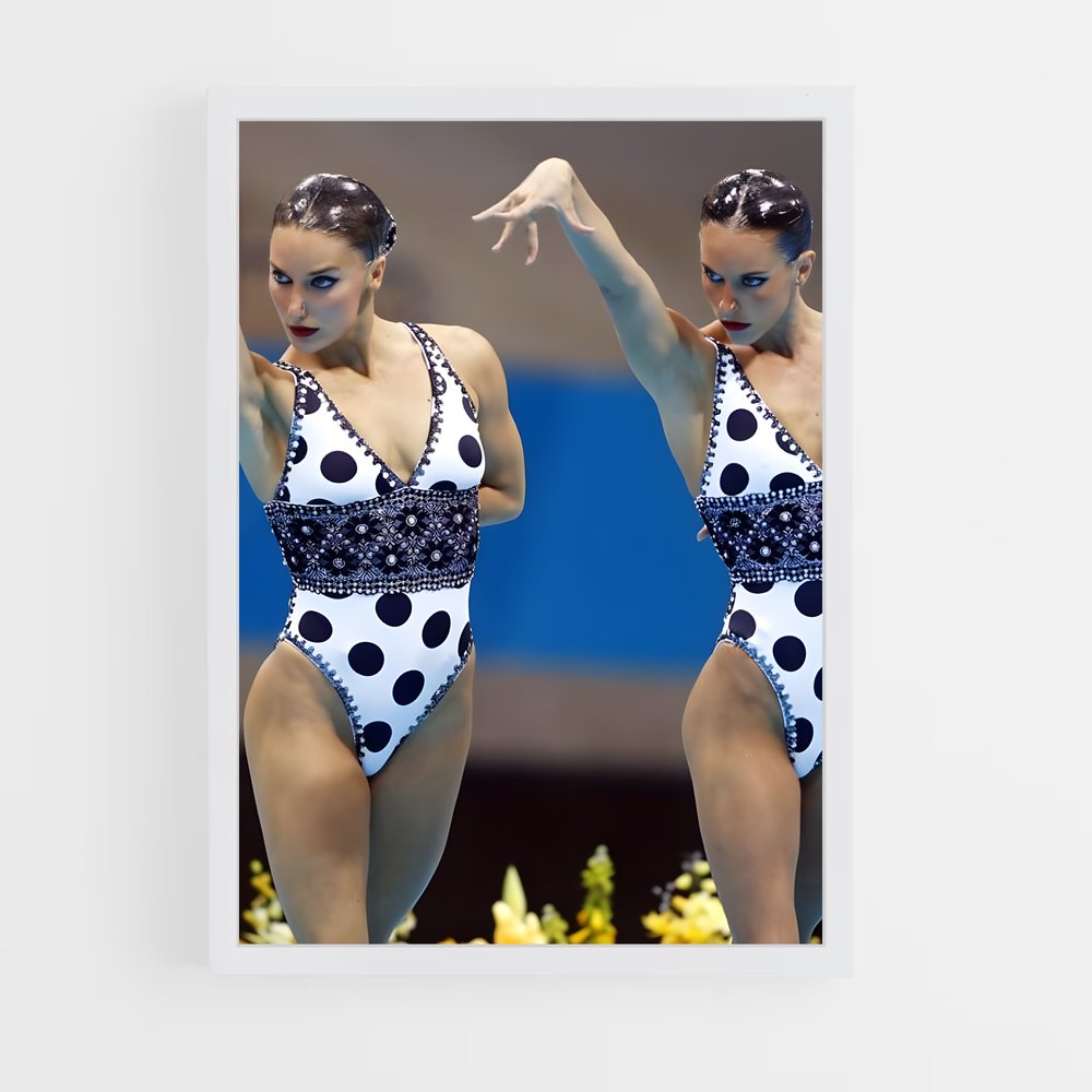 Poster Ona de carbonell – affiche Natation synchronisée (vue 3)